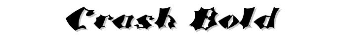 Crash Bold font